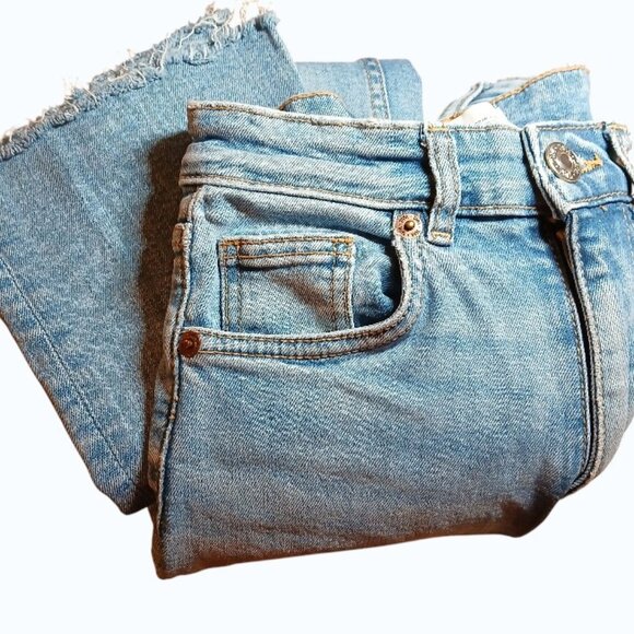 ZARA Stretch Raw Hem/Kick Out Hem Jeans - Picture 6 of 9